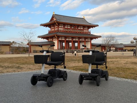 奈良県2施設でシニアカー（電動車いす）の貸出開始